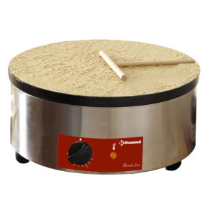 Crêpière 3,6 kW plaque fonte émaillée