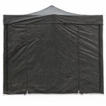 Coté porte de tente pliante 3m noir