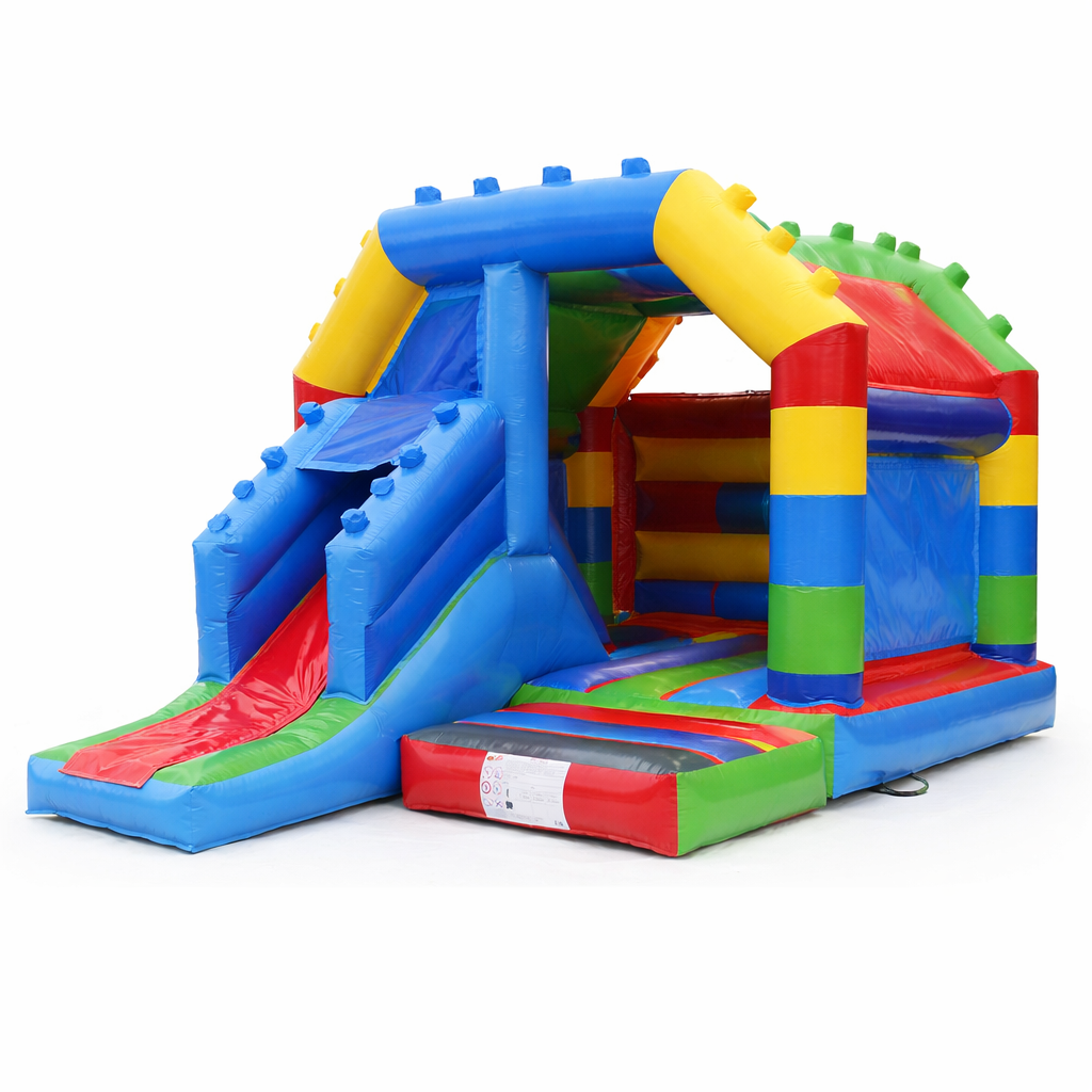 Chateau gonflable mini combo lego 5x3,75m