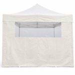 Coté panoramique de tente pliante 3m blanc
