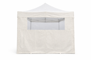 Coté panoramique de tente pliante 3m blanc