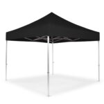 Tonnelle pliante 3x3m noir