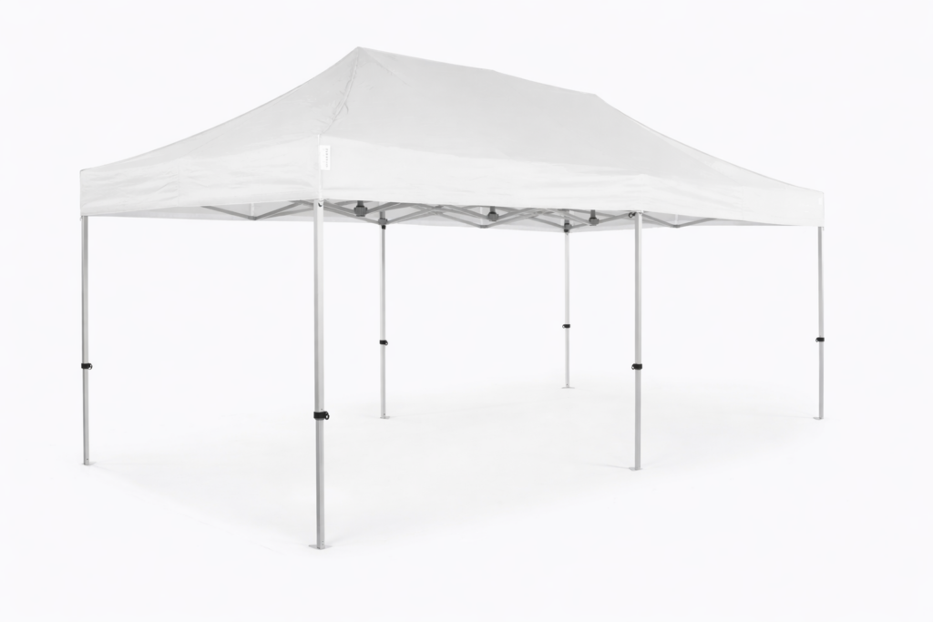 Tonnelle pliante 3x6m blanc