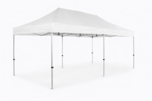 Tonnelle pliante 3x6m blanc