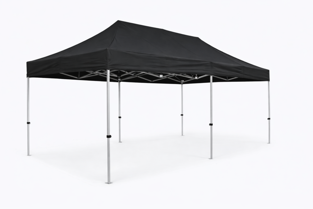 Tonnelle pliante 3x6m noir