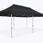 Tonnelle pliante 3x6m noir