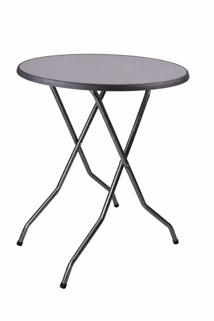 Table mange-debout ronde pliante diam. 85cm