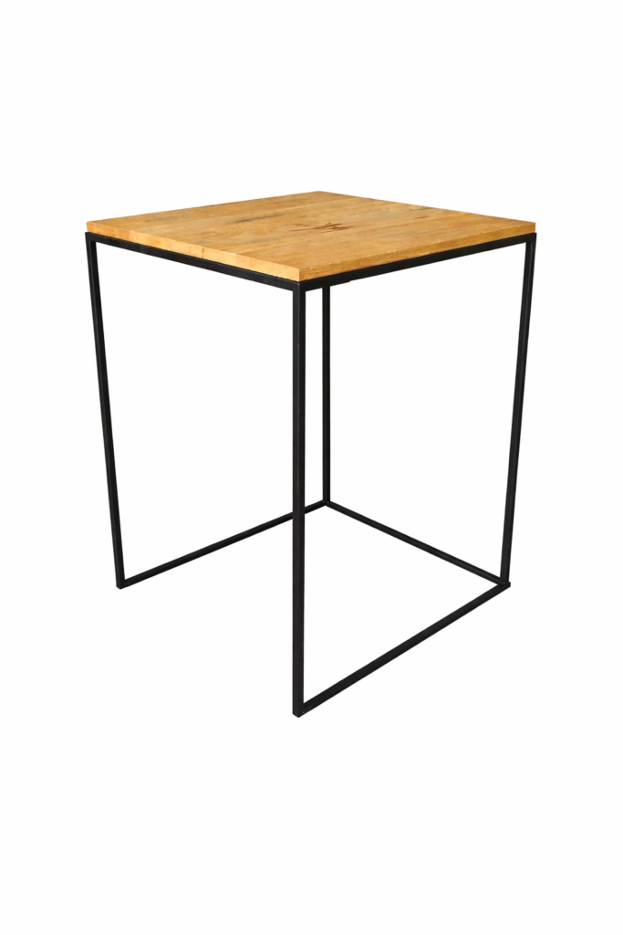 Piètement mange-debout 80x80