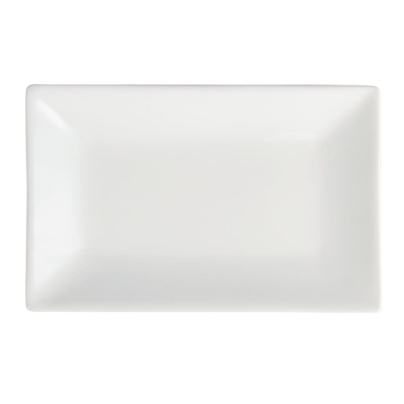 Plat porcelaine 20x13cm Olympia