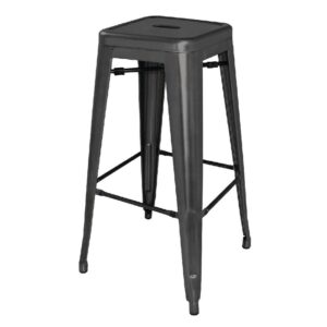 Tabouret haut bolero noir
