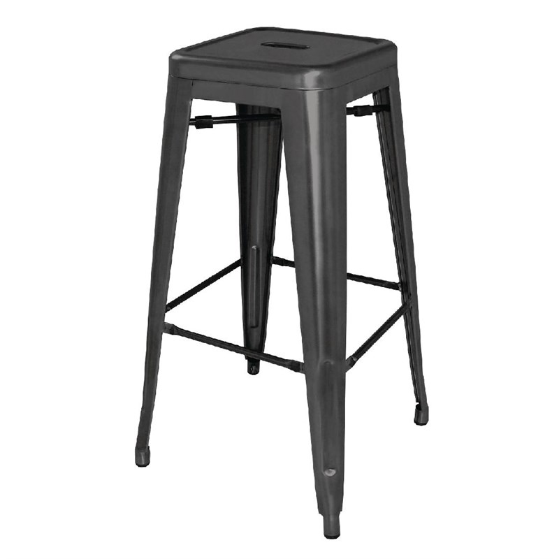 Tabouret haut bolero noir