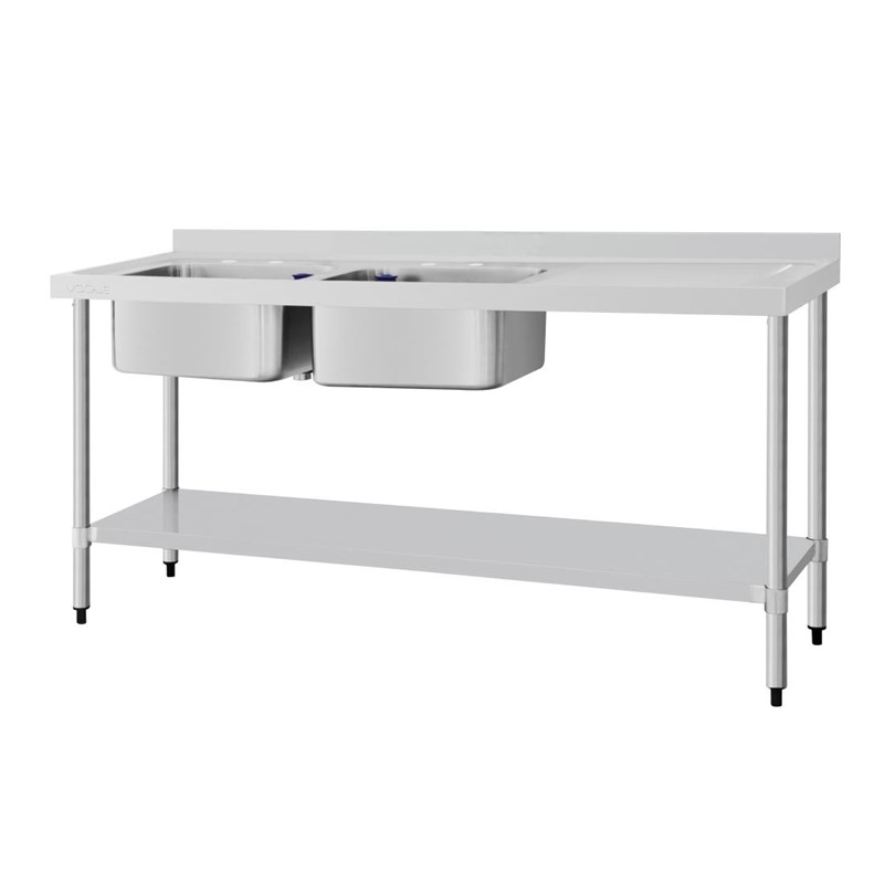 Égouttoir à droite pour évier double