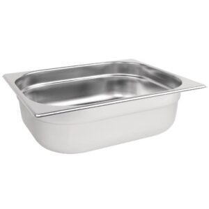 Bac et couvercle gastronorme 1/2 inox 100mm