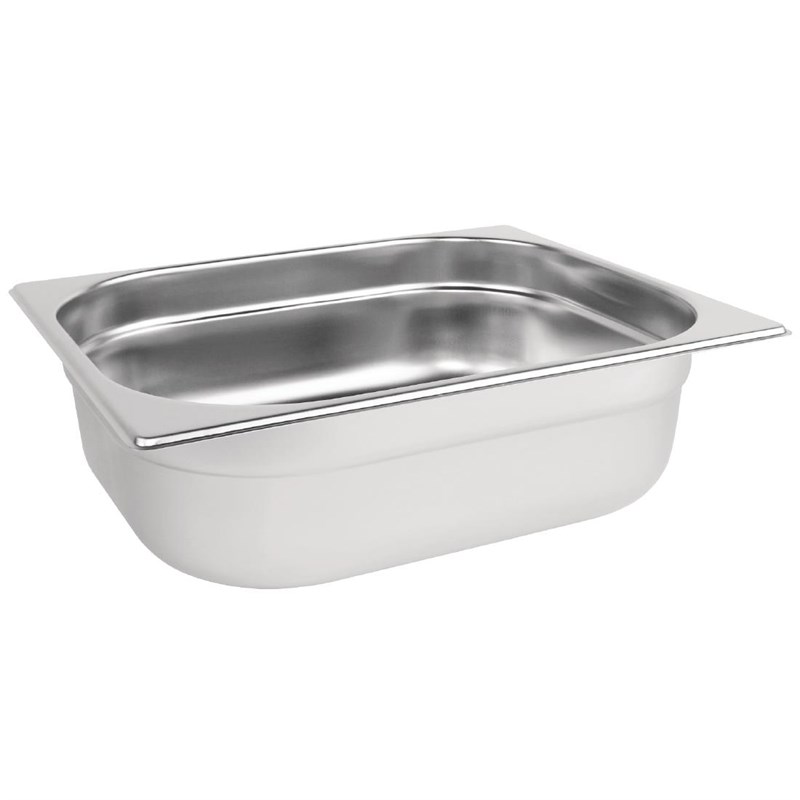Bac et couvercle gastronorme 1/2 inox 100mm