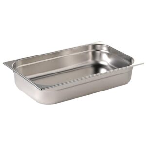 Bac et couvercle gastronorme 1/1 inox 65mm
