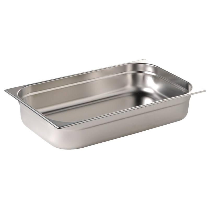 Bac et couvercle gastronorme 1/1 inox 65mm