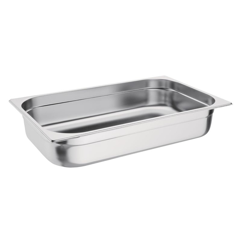 Bac et couvercle gastronorme 1/1 inox 100mm