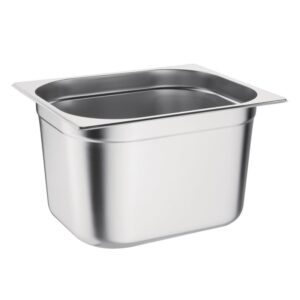 Bac gastronorme 1/2 inox 200mm 12L
