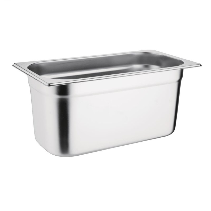 Bac et couvercle gastronorme 1/3 inox 150mm