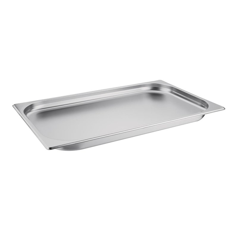 Bac et couvercle gastronorme 1/1 inox 20mm