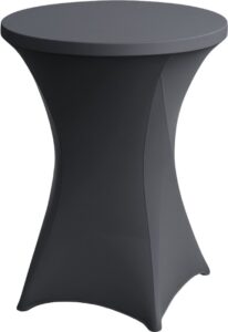 Housse mange-debout Ø80cm grise