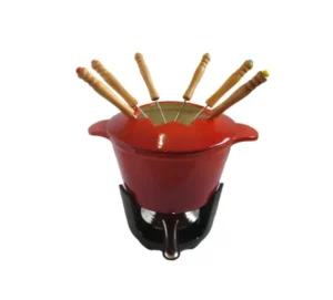 Service fondue fonte 6 personnes
