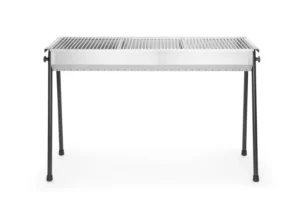 Barbecue charbon inox 3 grilles