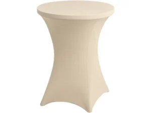 housse mange-debout Ø80cm ecru